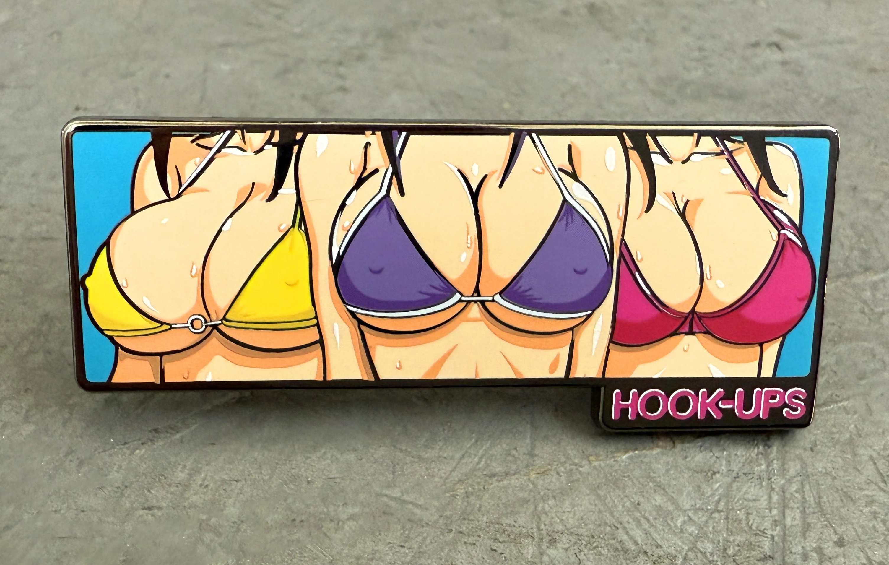 3 Girls Enamel pin - Image 4
