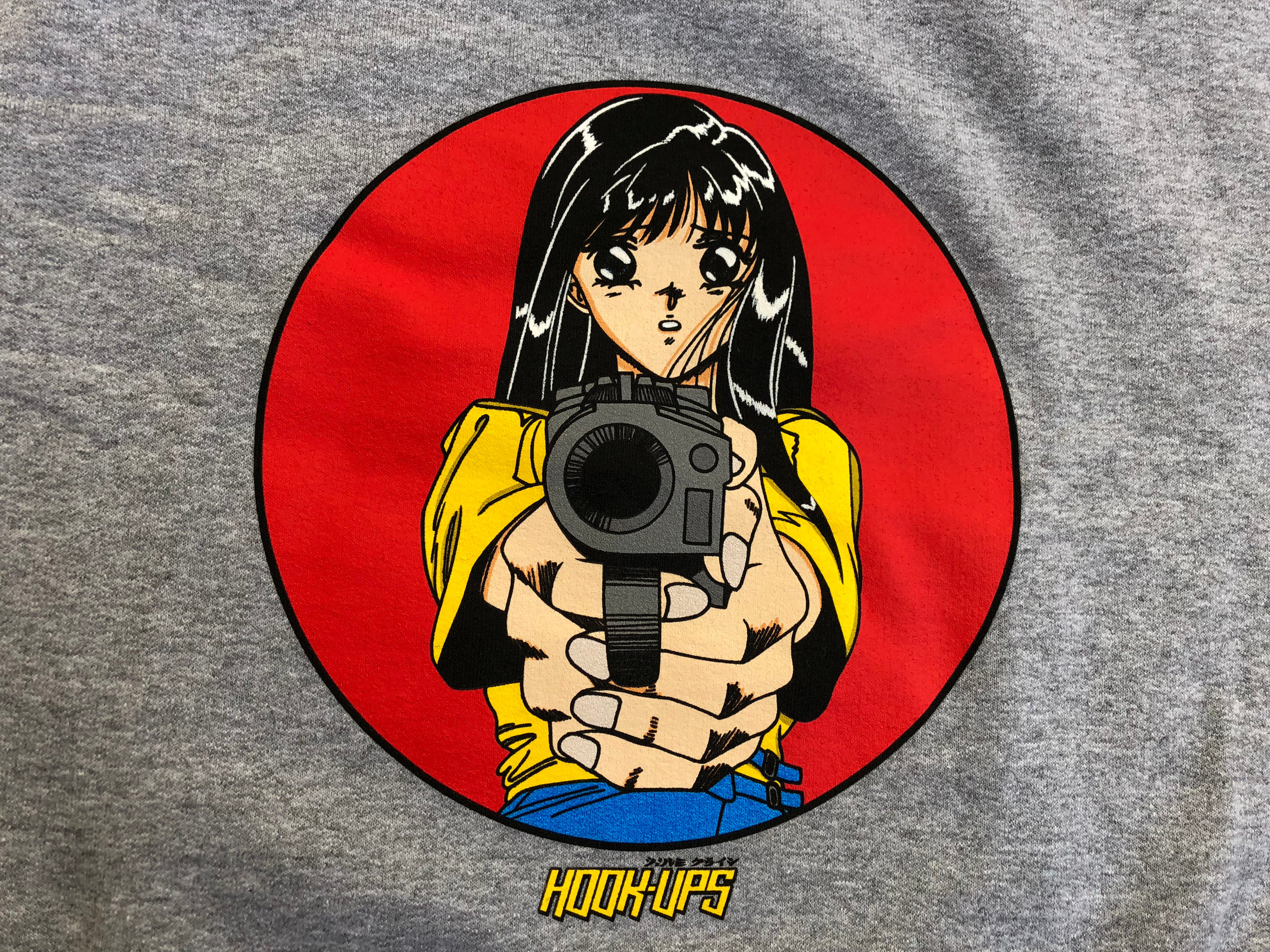 Barrel of a Gun Crew Sweatshirt - GREY - Image 4
