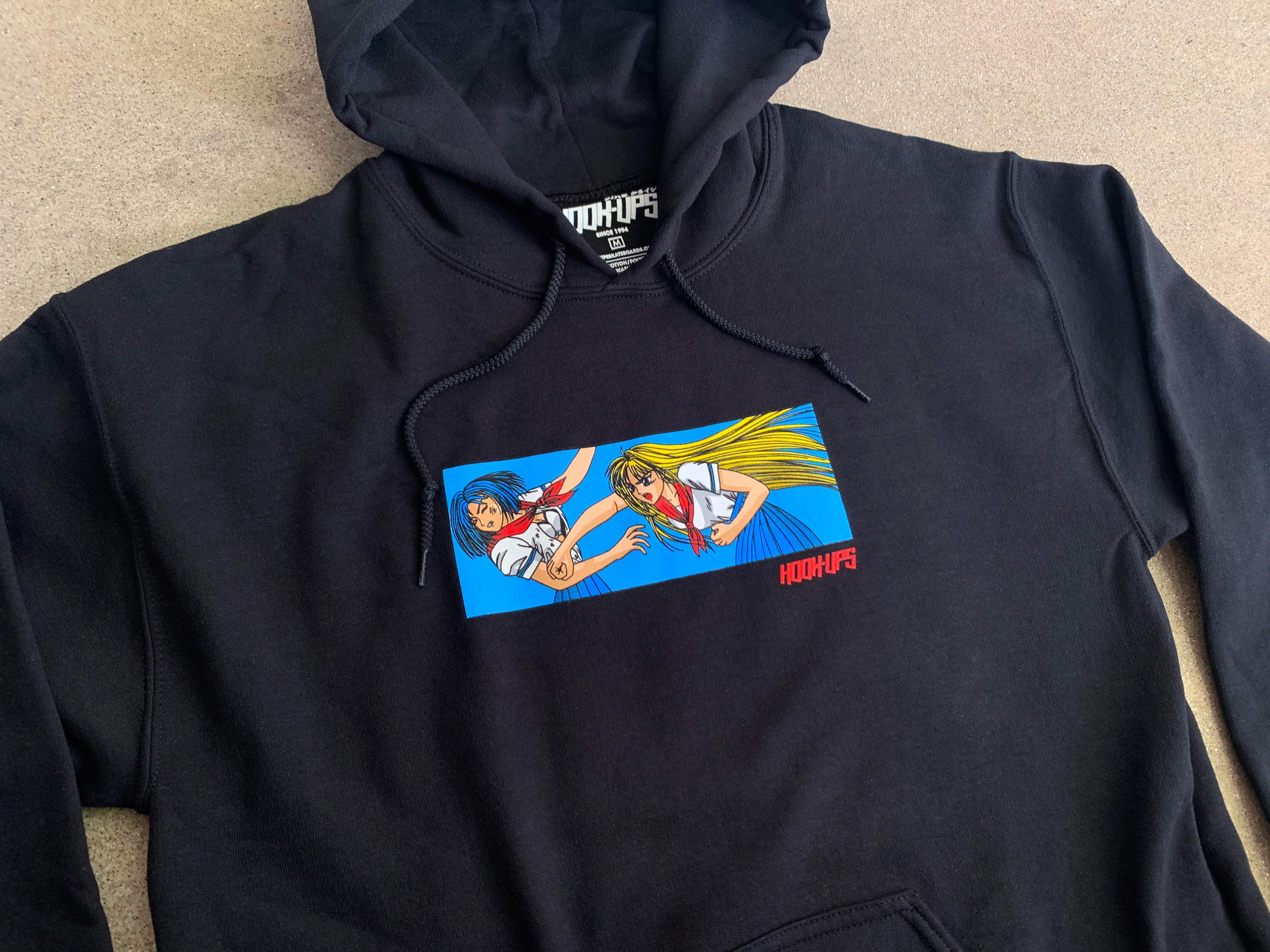 Battle School Hooded Sweatshirt - BLACK - Image 2