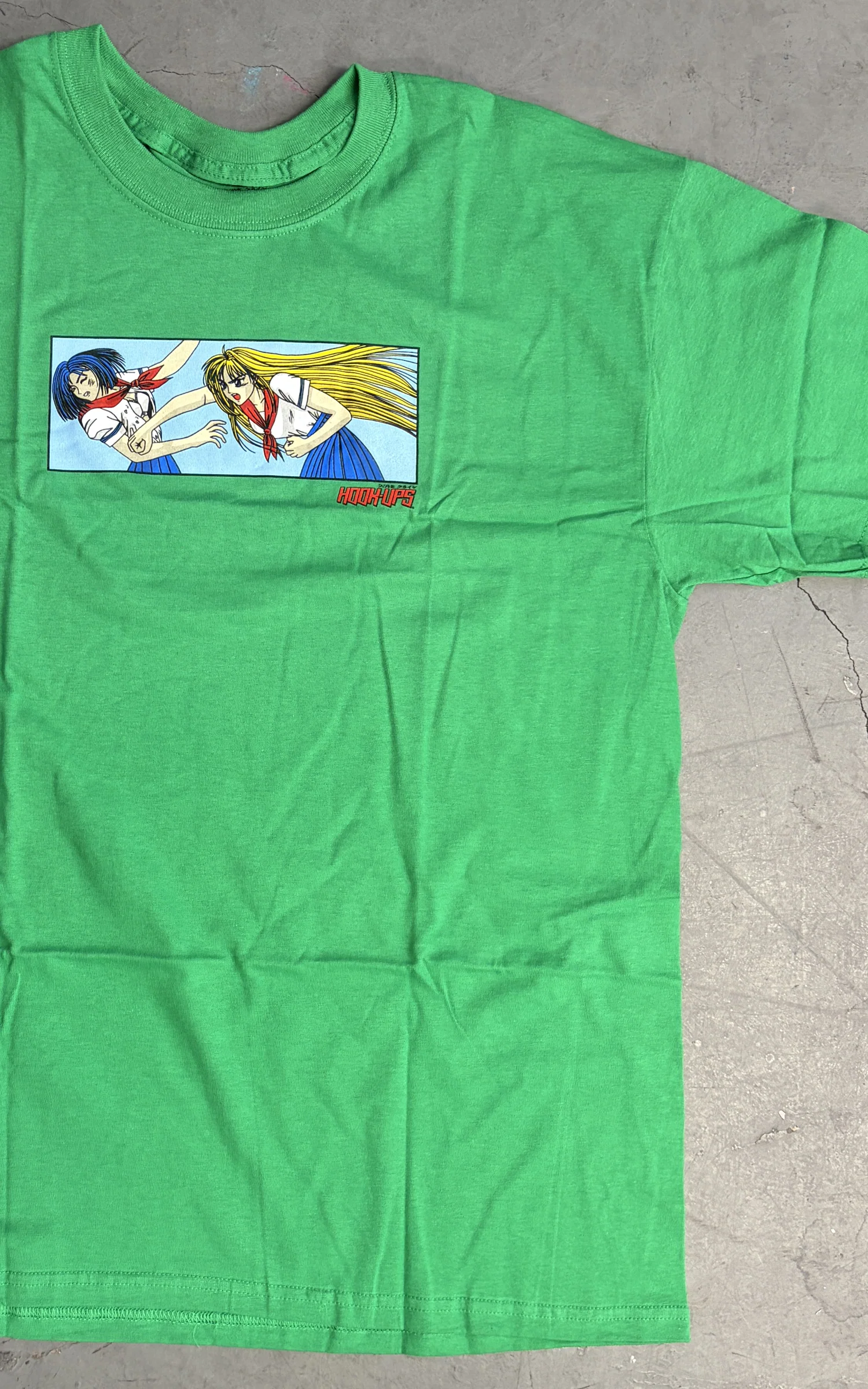 Battle School T-shirt - GREEN - NEW OLD STOCK FROM 2013