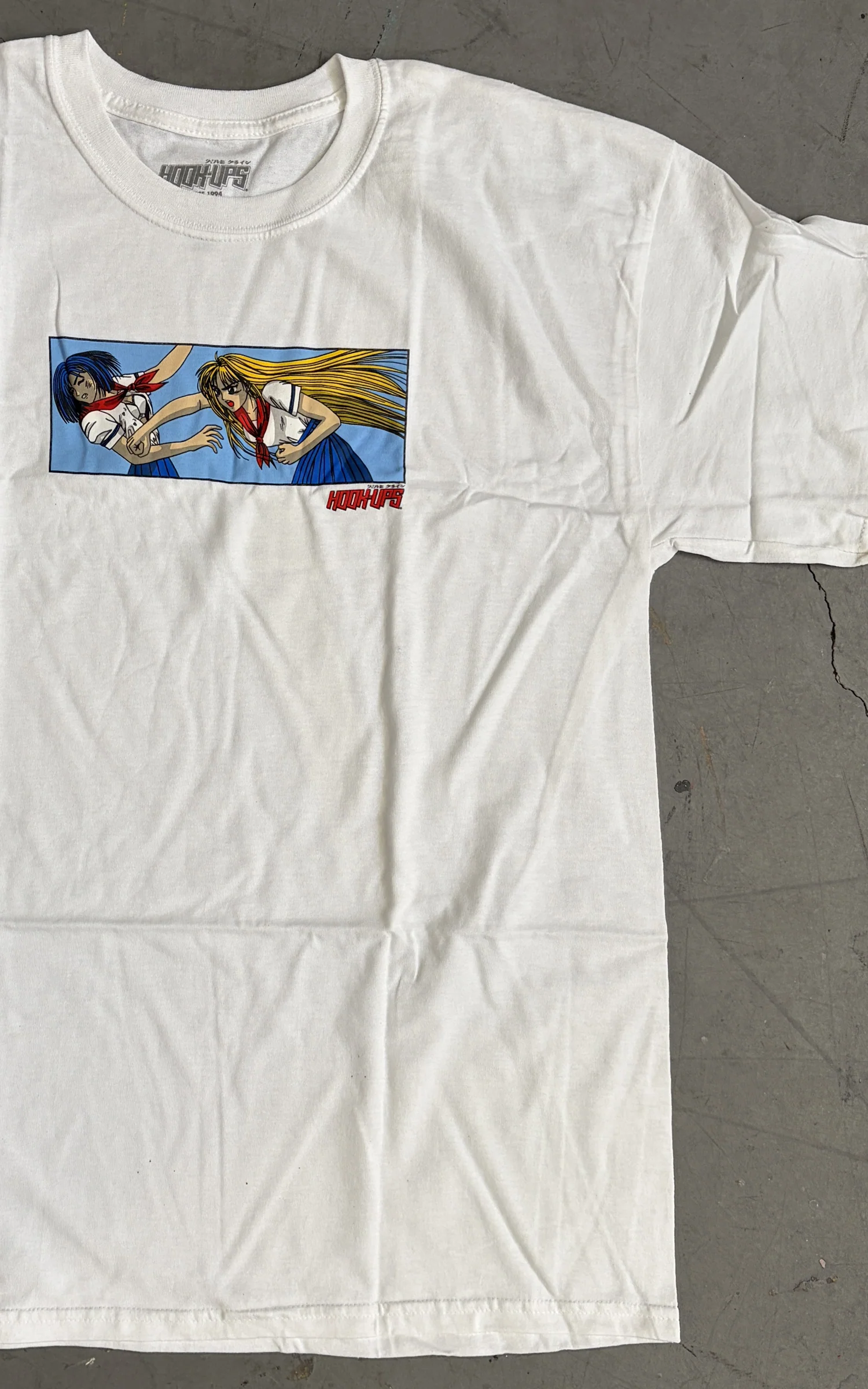 Battle School T-shirt - WHITE - NEW OLD STOCK FROM 2013