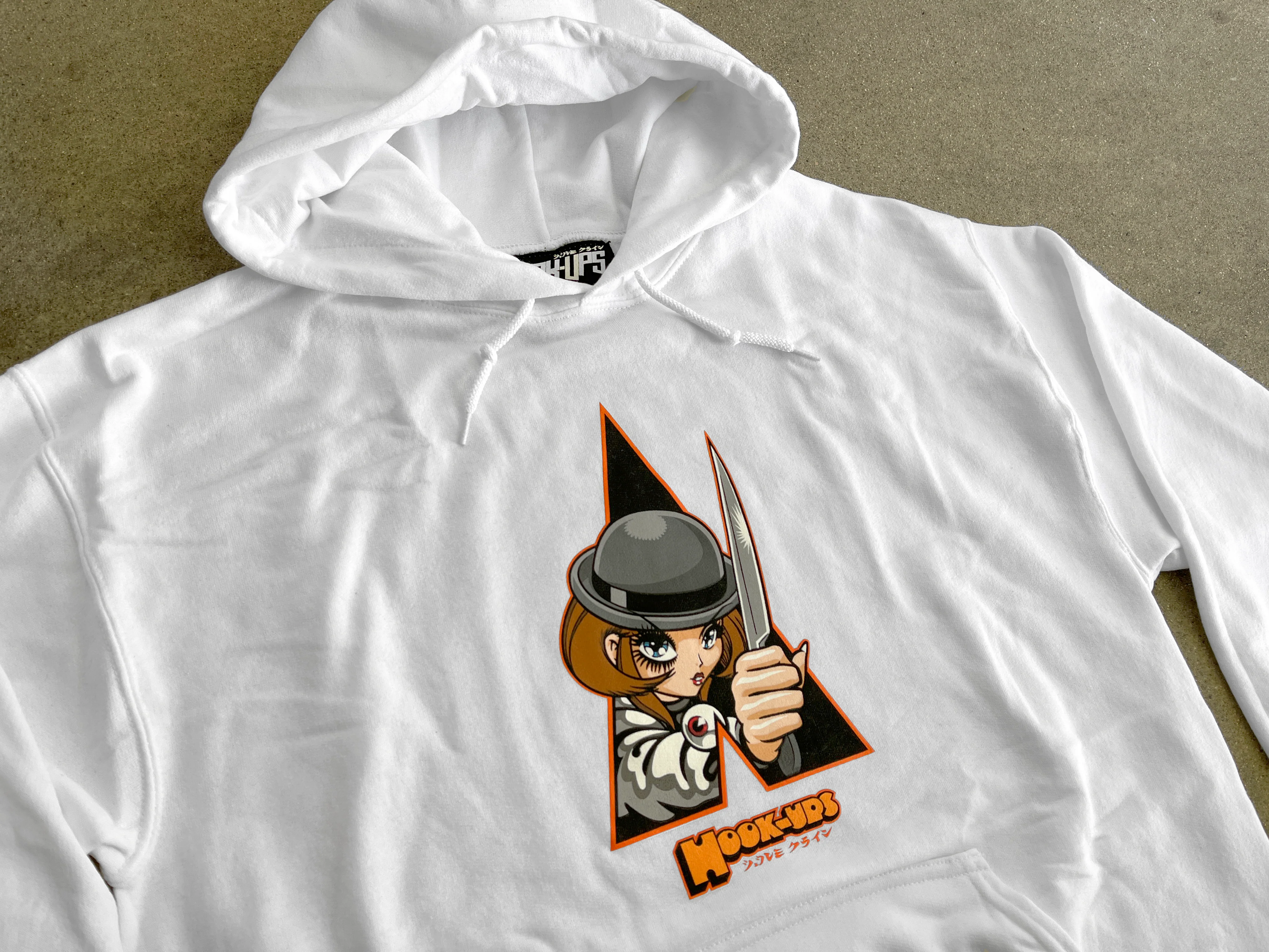 Ultraviolence Hooded Sweatshirt WHITE - Image 4
