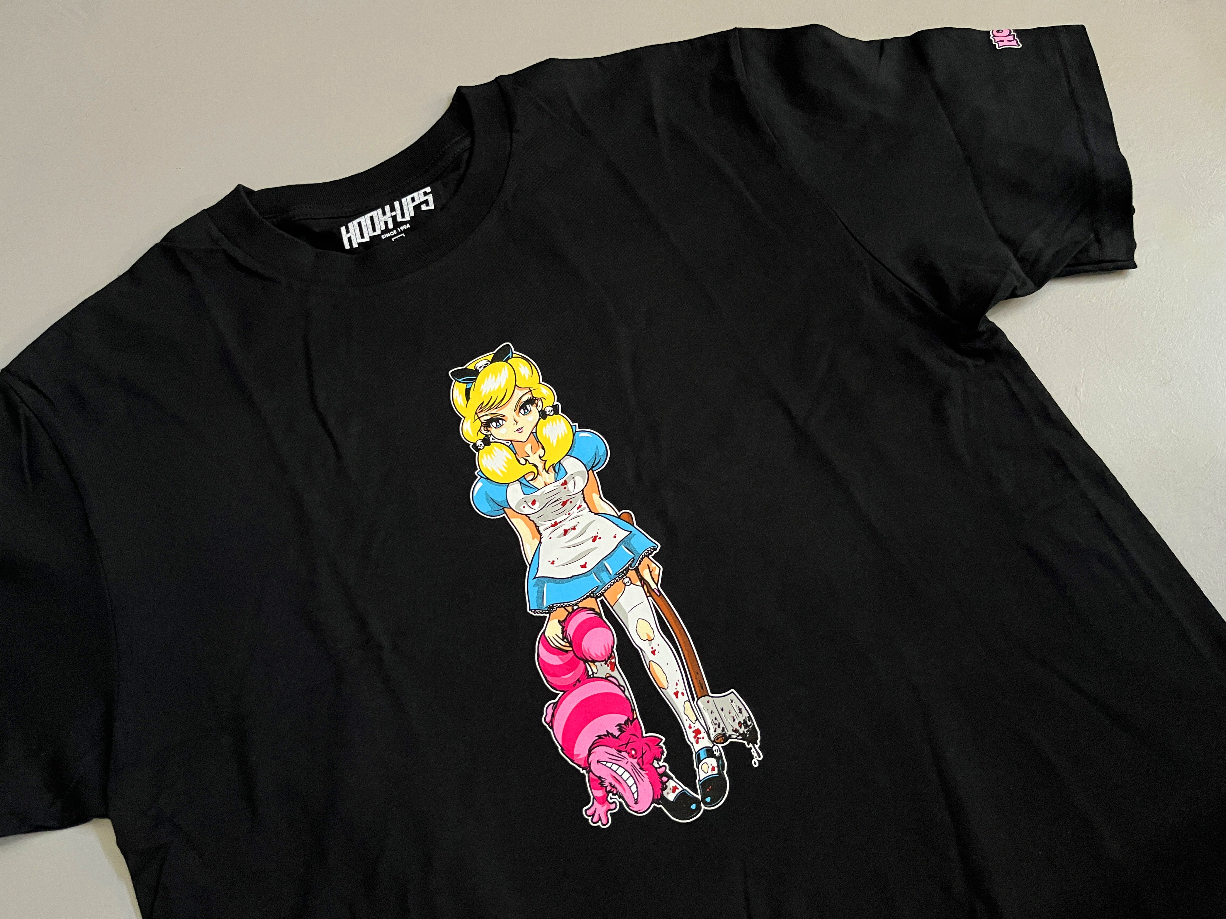 Evil Alice T-shirt - BLACK - Image 2