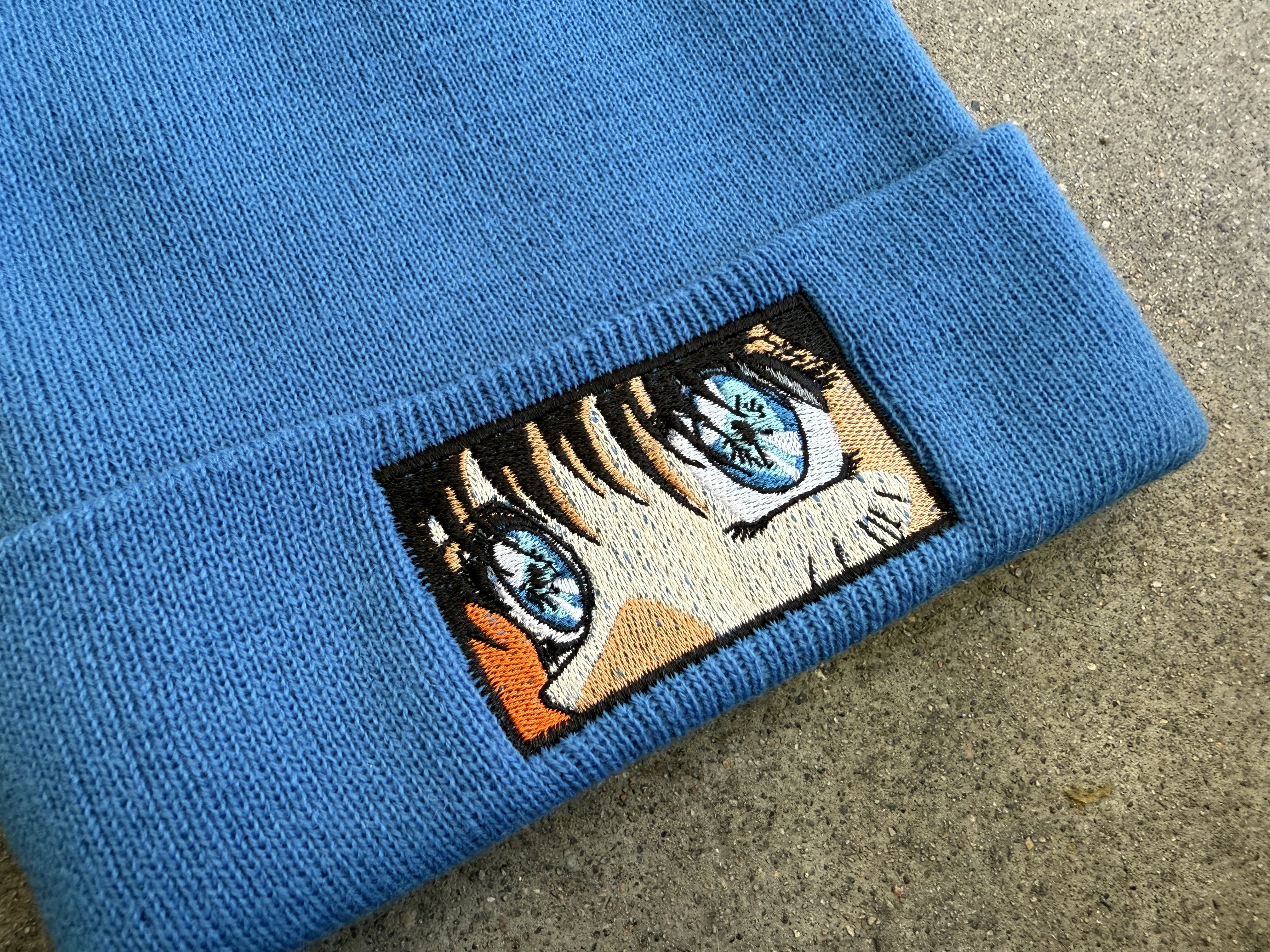 Eyes Beanie - BLUE - Image 2