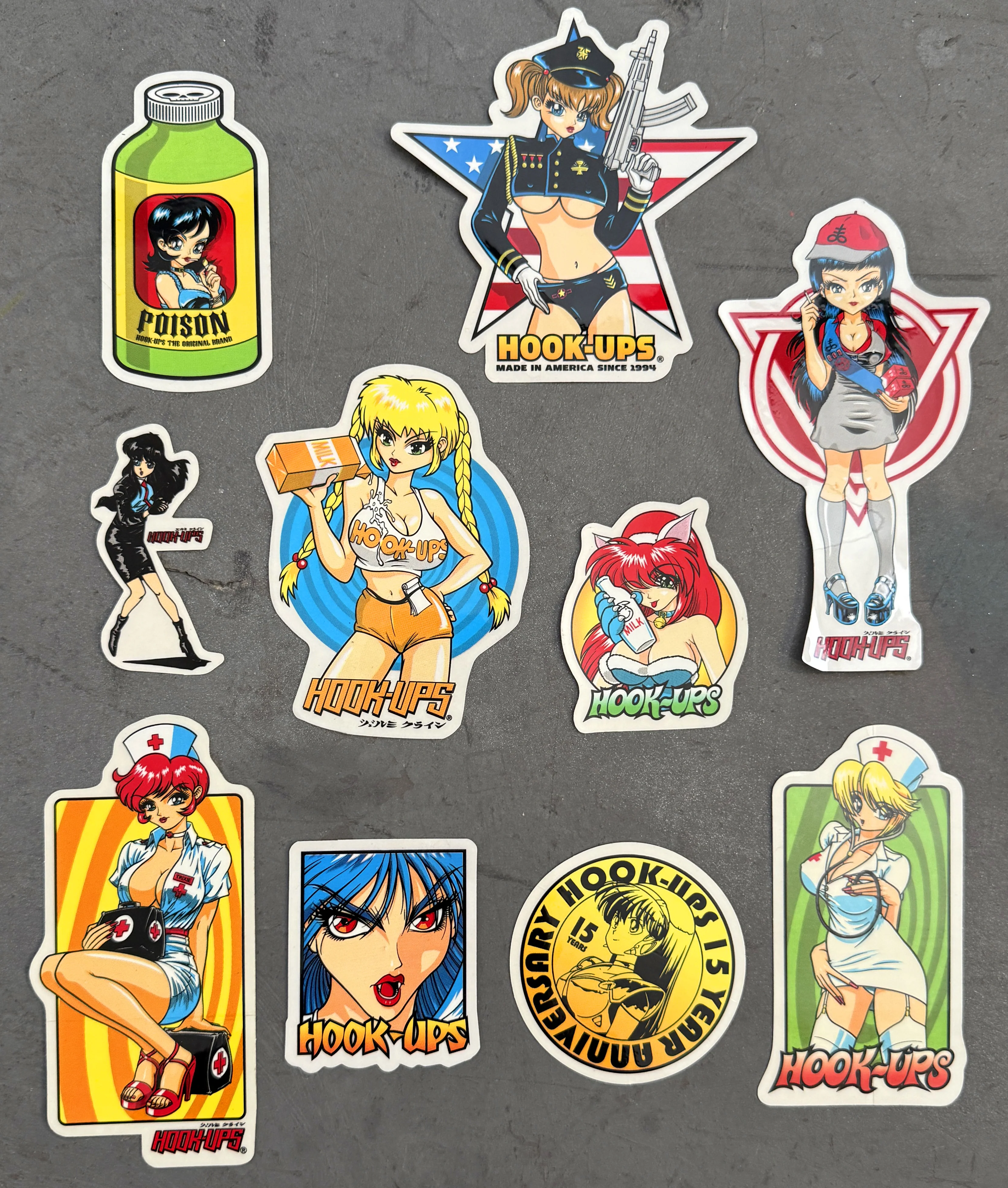 hook-ups CLASSIC sticker 10 pack #3 - Image 3