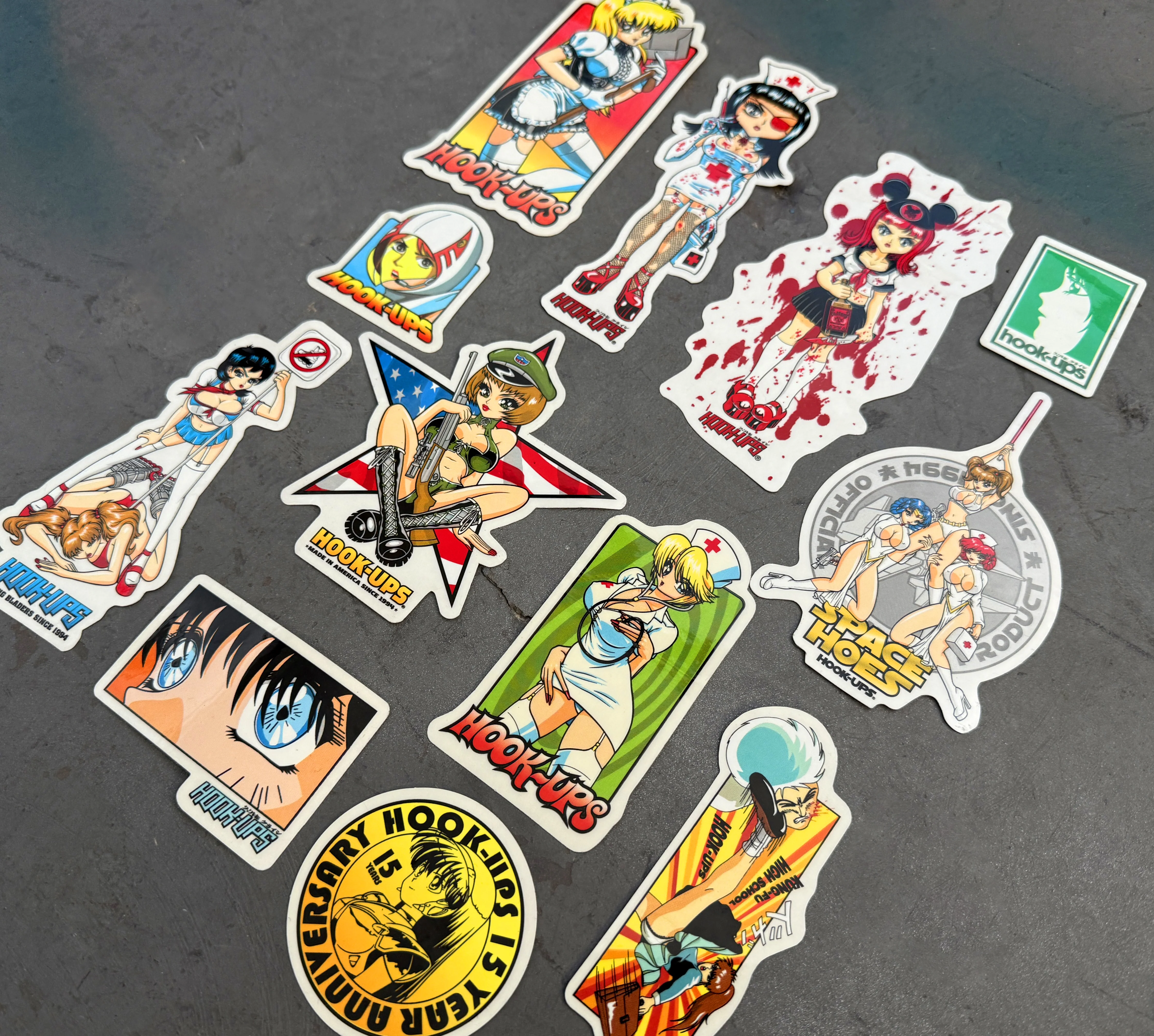 hook-ups CLASSIC sticker 12 pack #2 - Image 2