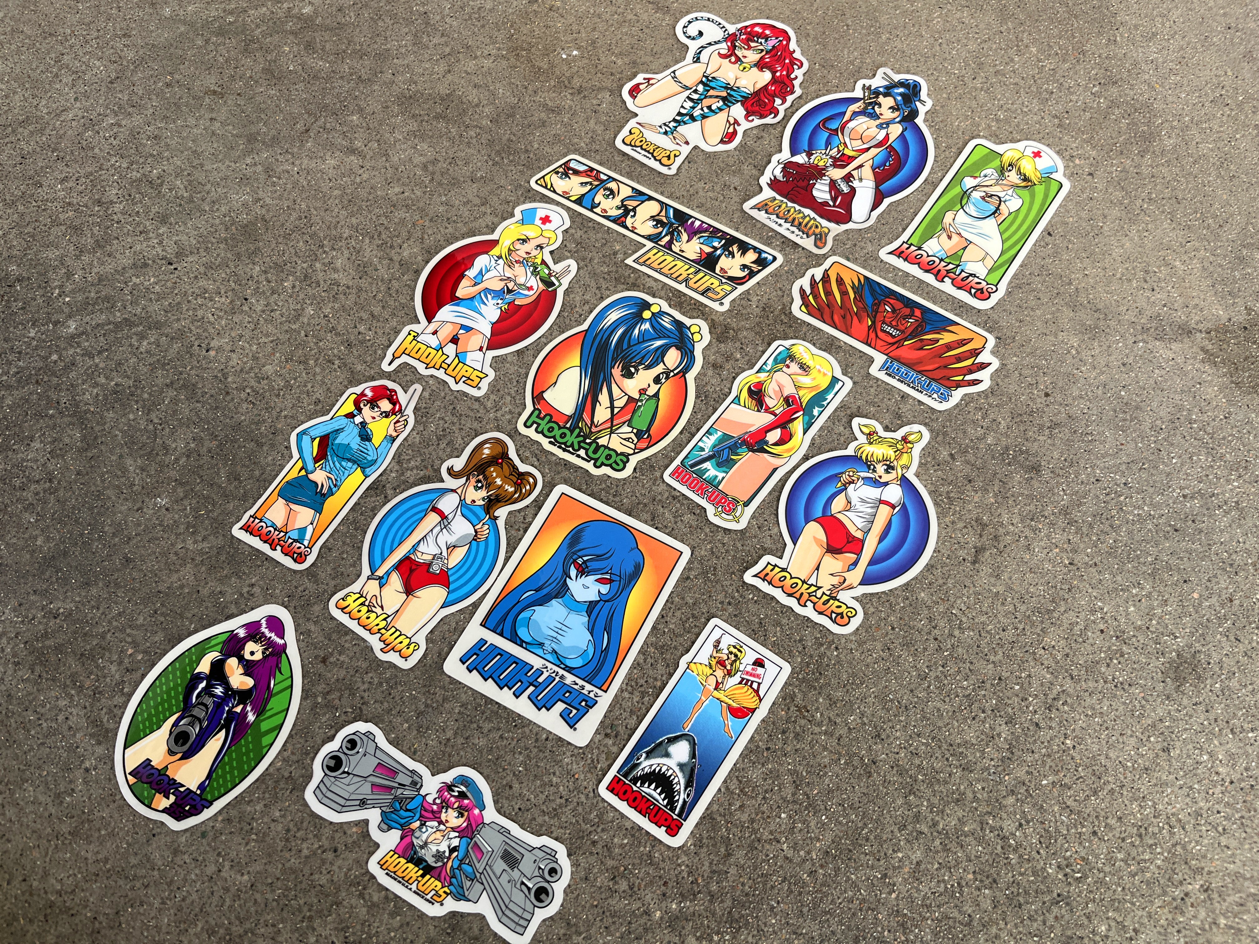 hook-ups classic stickers 15 pack - Image 2