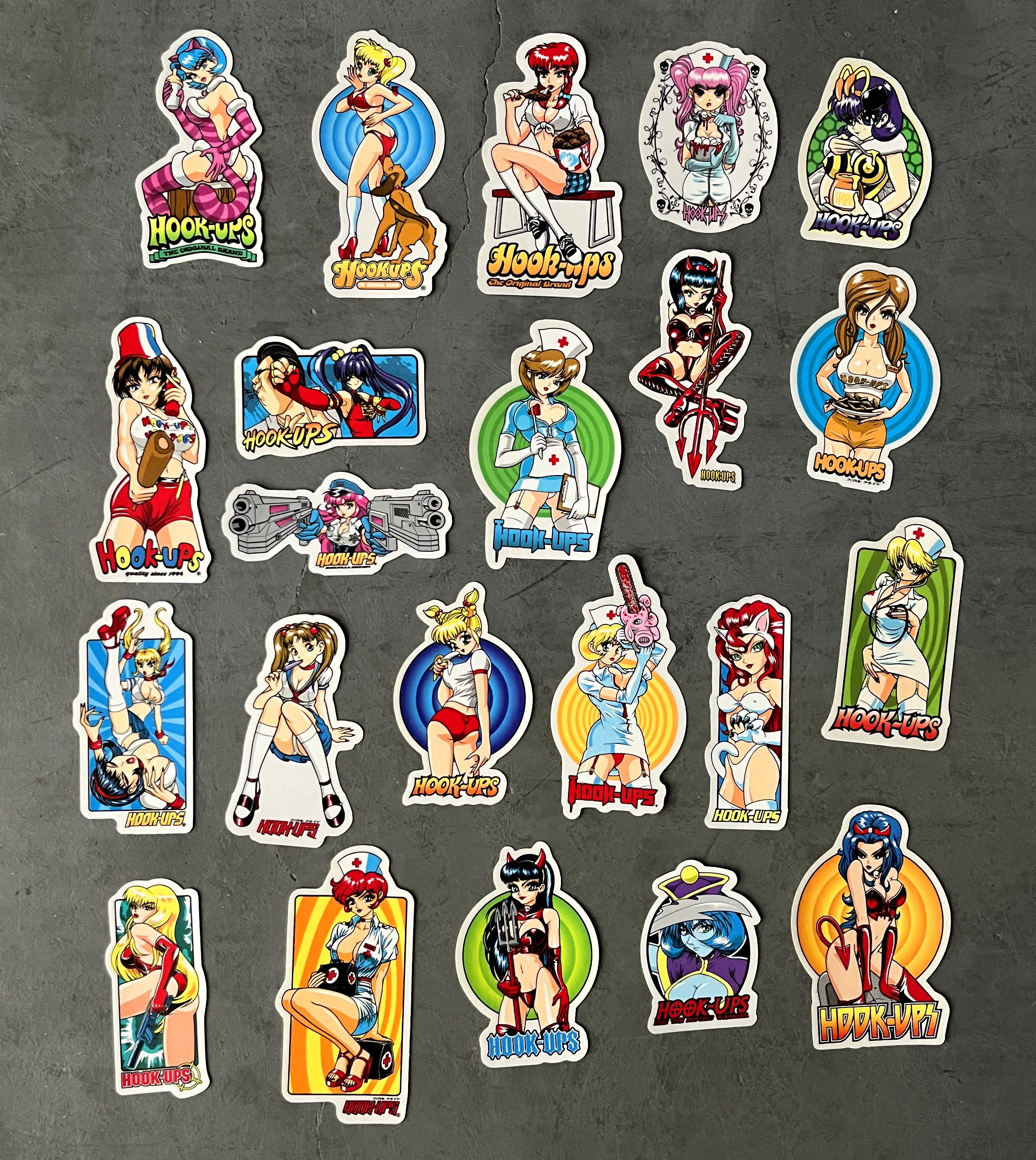 hook-ups classic stickers 22 pack - Image 2
