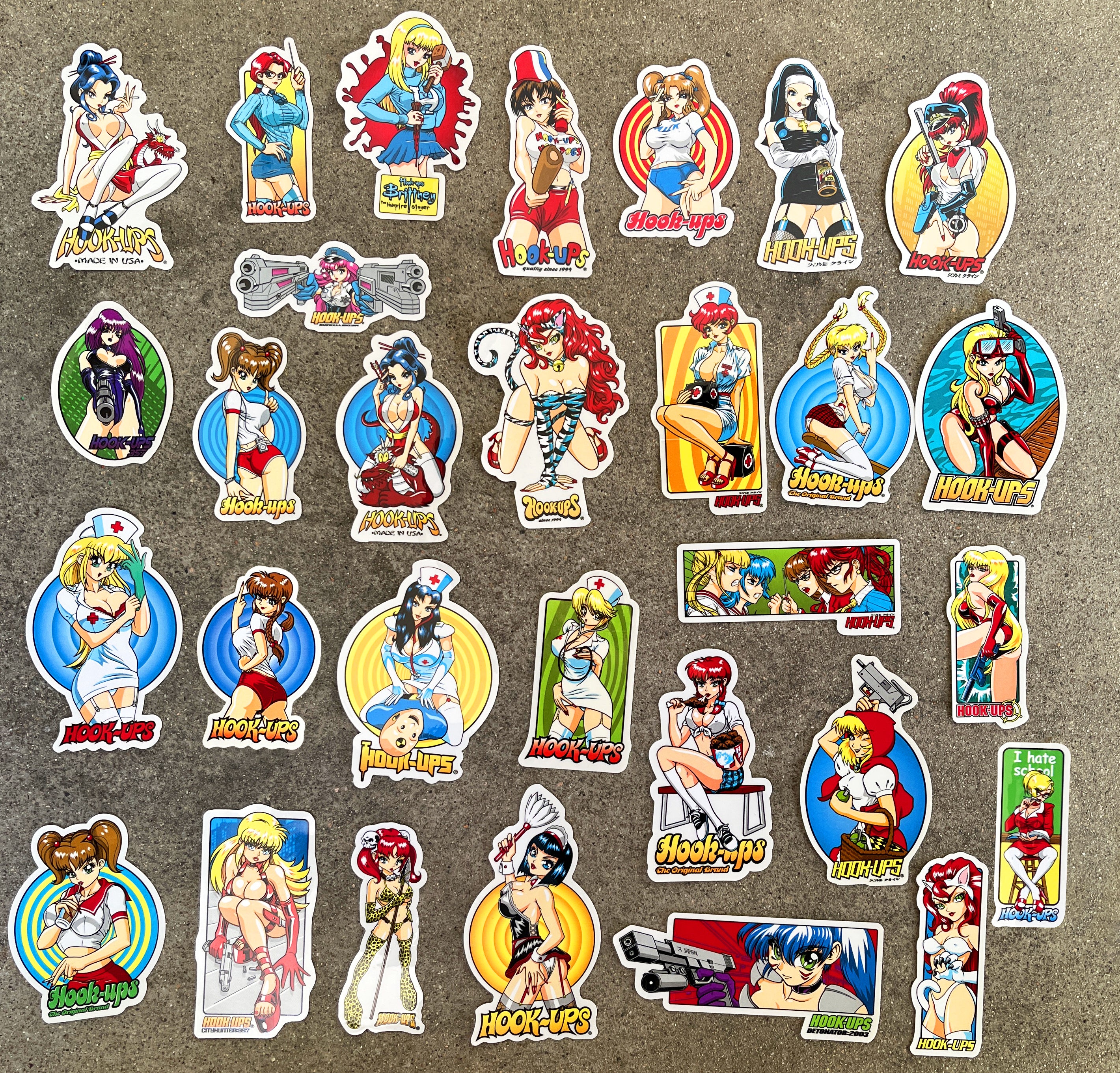 hook-ups classic stickers 30 pack 1 - Image 3