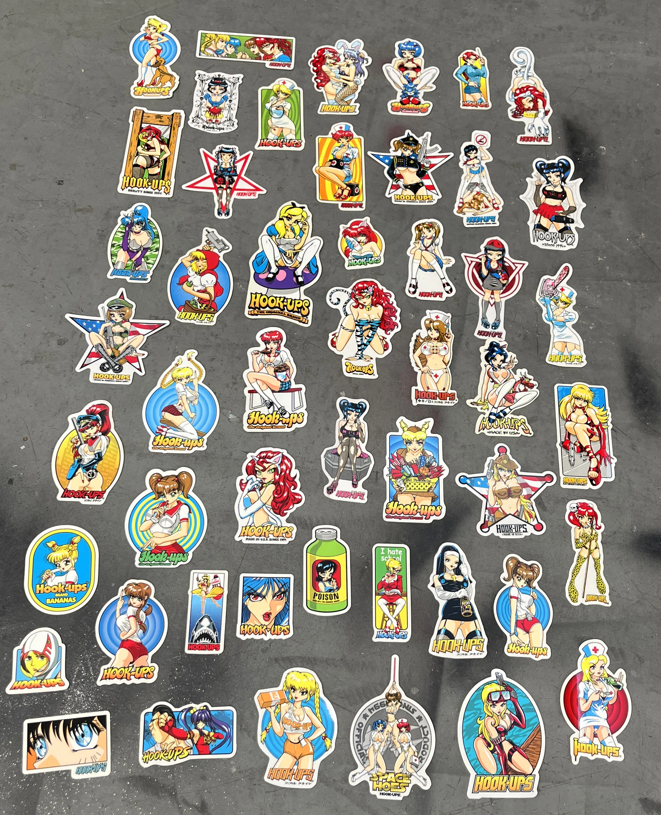 hook-ups classic stickers mega 50 pack - Image 3