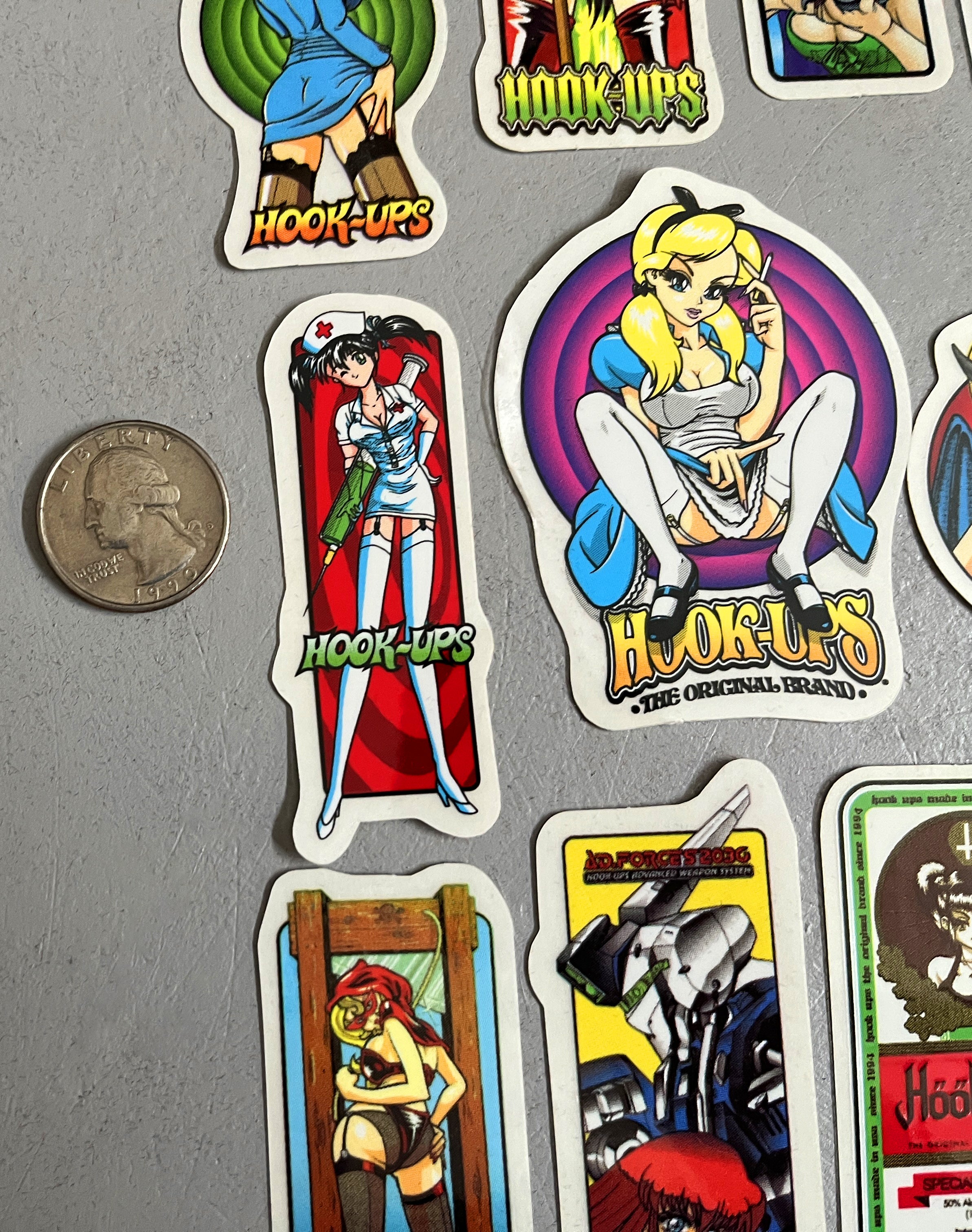 hook-ups mini size sticker pack of 70 small stickers - Image 4