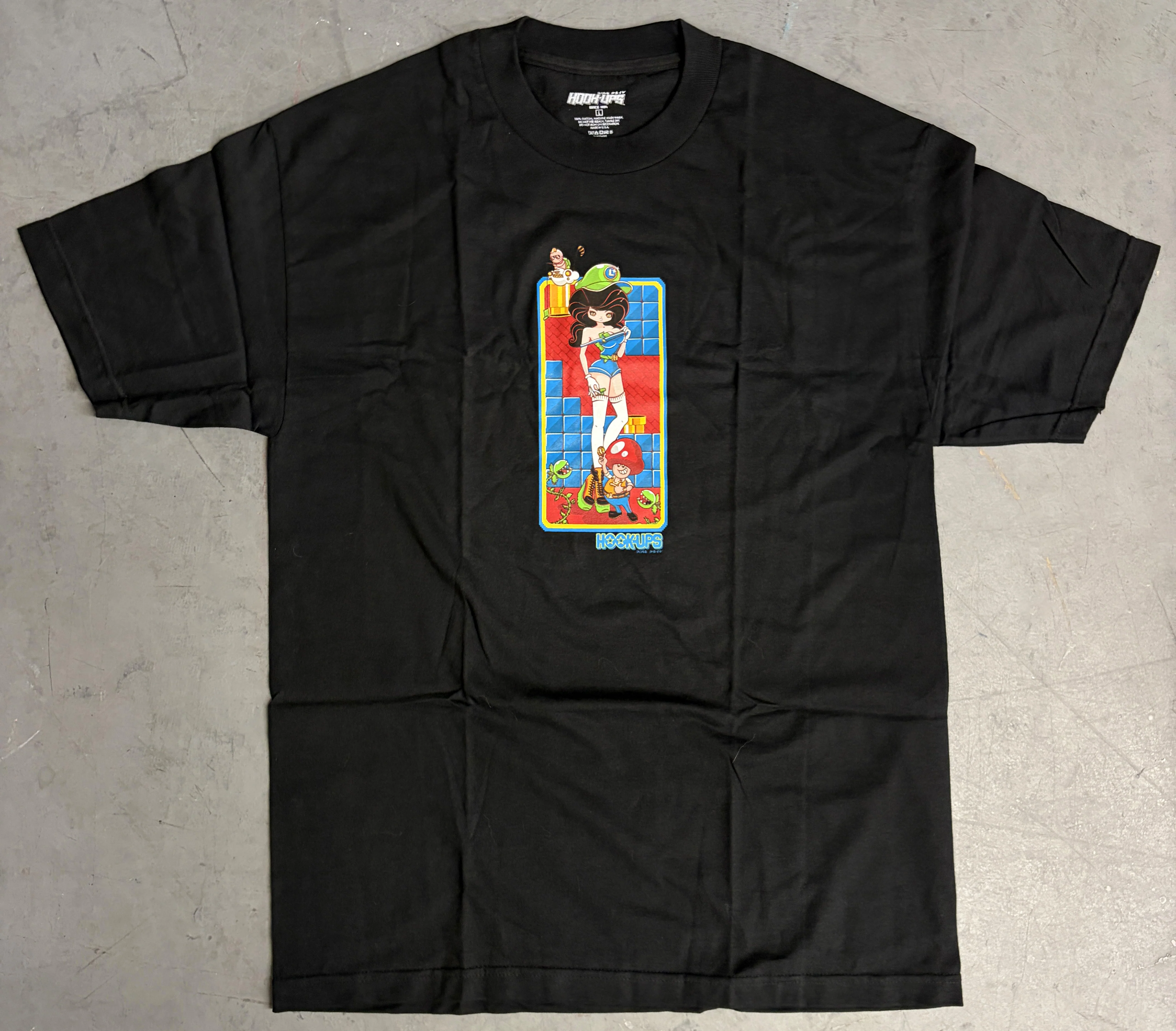 Luigina T-Shirt - BLACK - NEW OLD STOCK FROM 2011 - Image 3