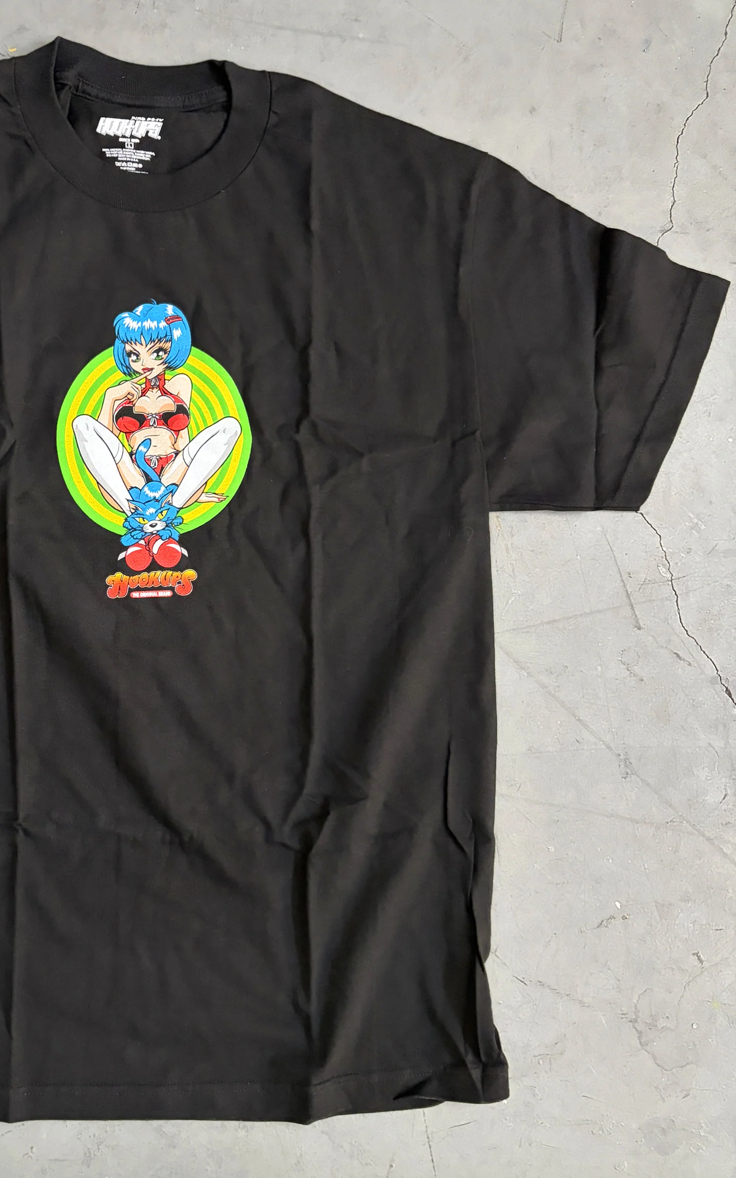 Miss Kitty T-shirt - BLACK - NEW OLD STOCK FROM 2012