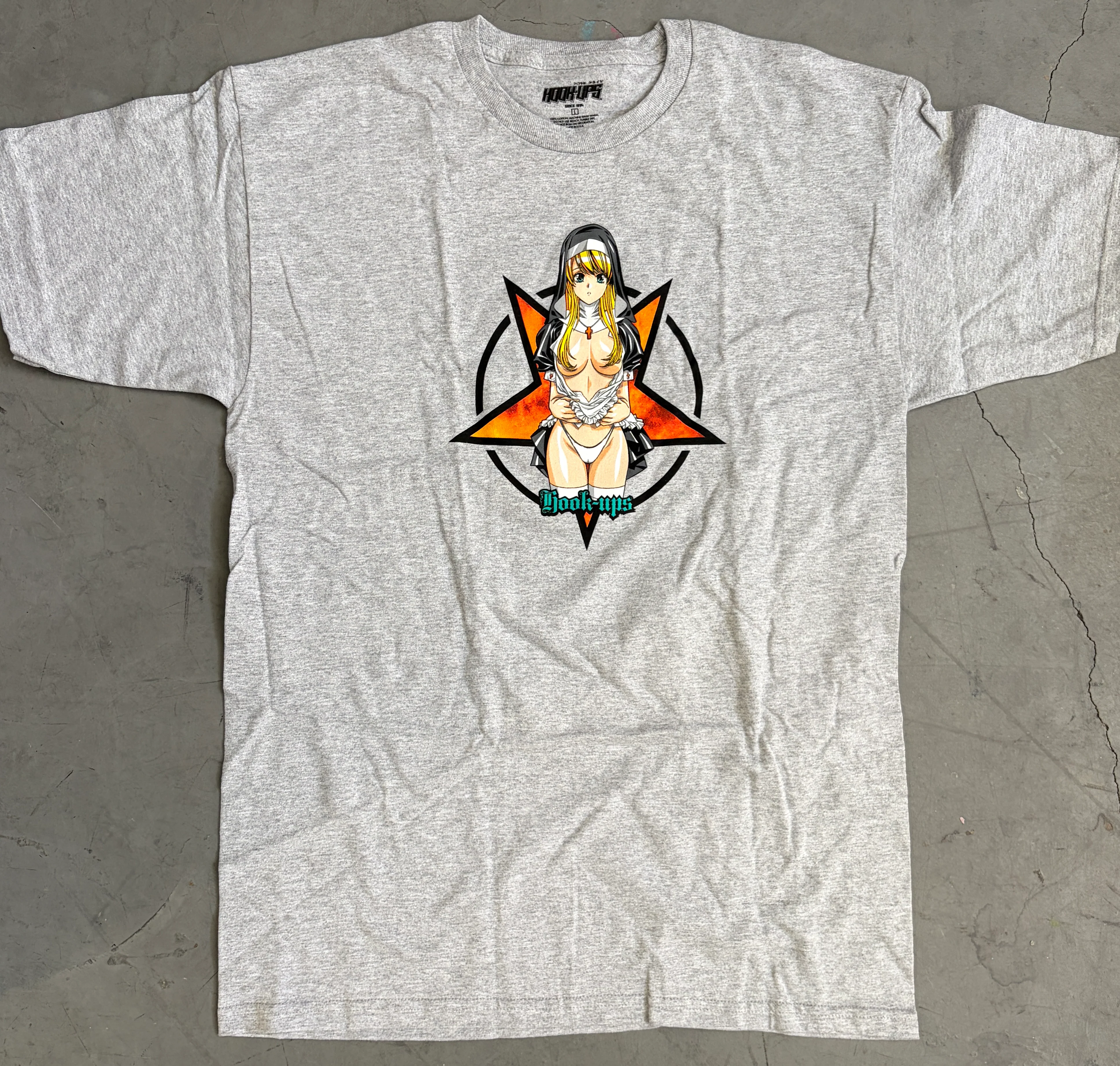 Nun T-shirt - HEATHER GREY - NEW OLD STOCK FROM 2012 - Image 3