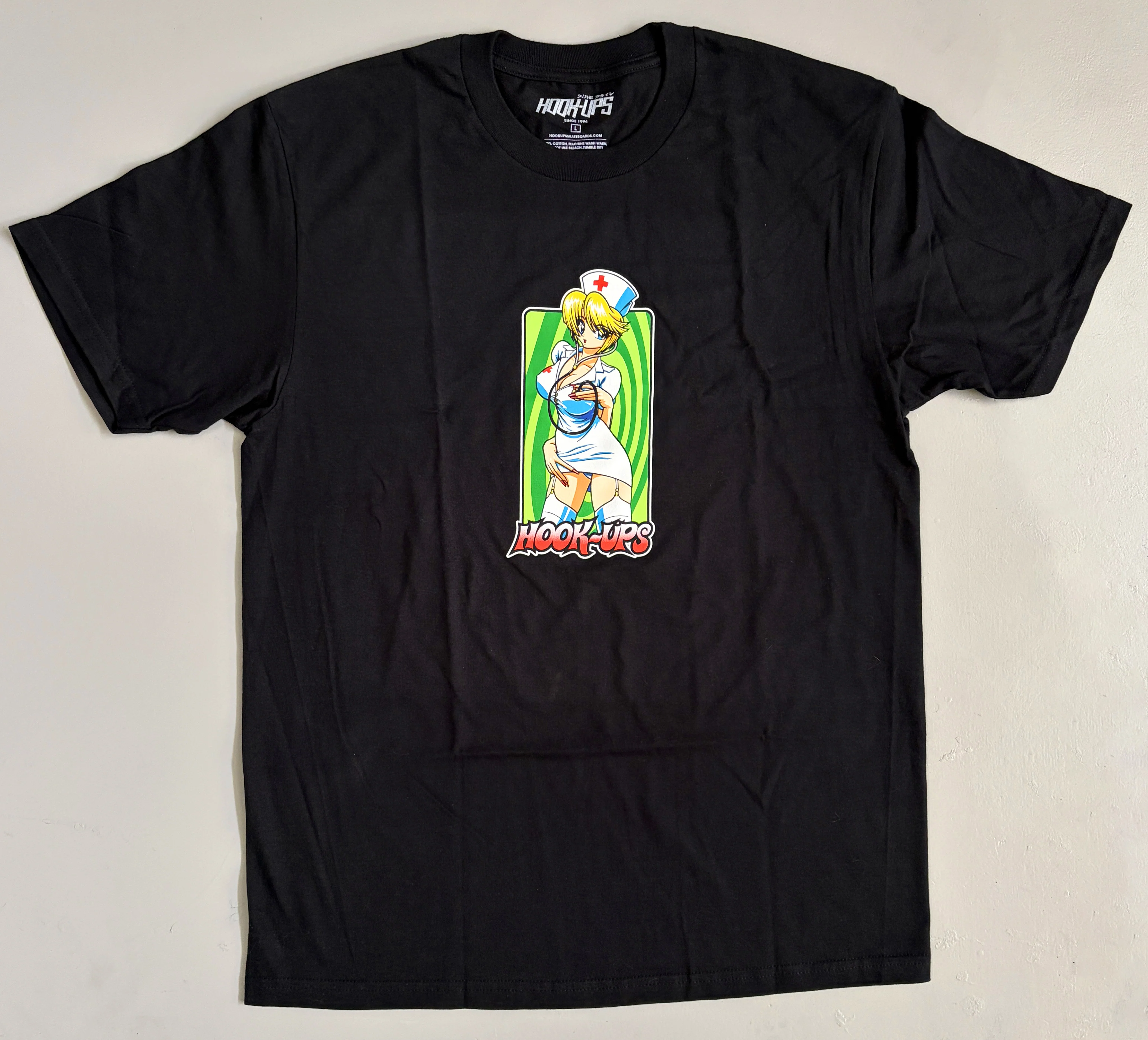 Nurse Girl Nikki T-shirt - BLACK - Image 3