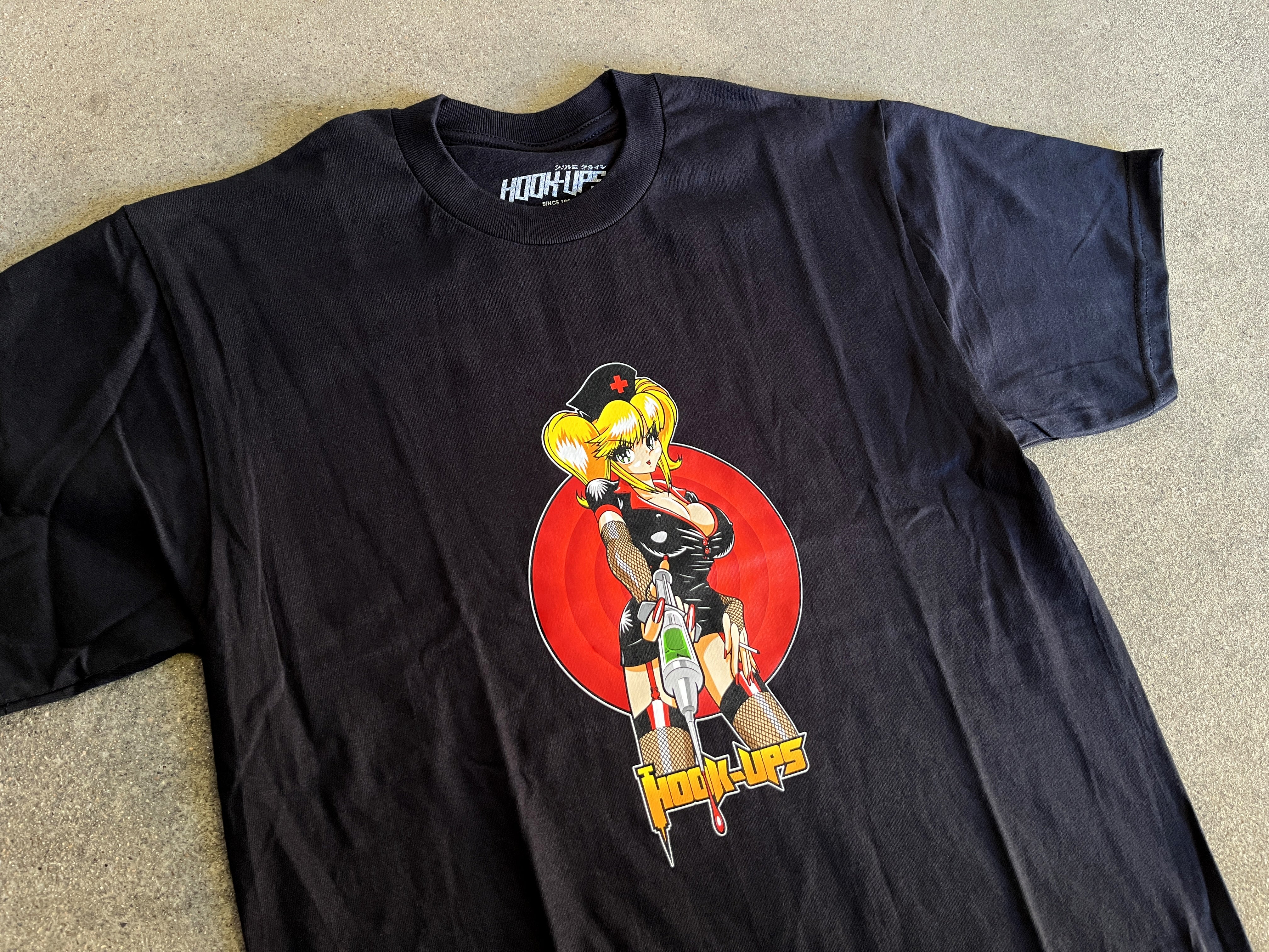 Nurse Natsuki T-shirt - BLACK - Image 2