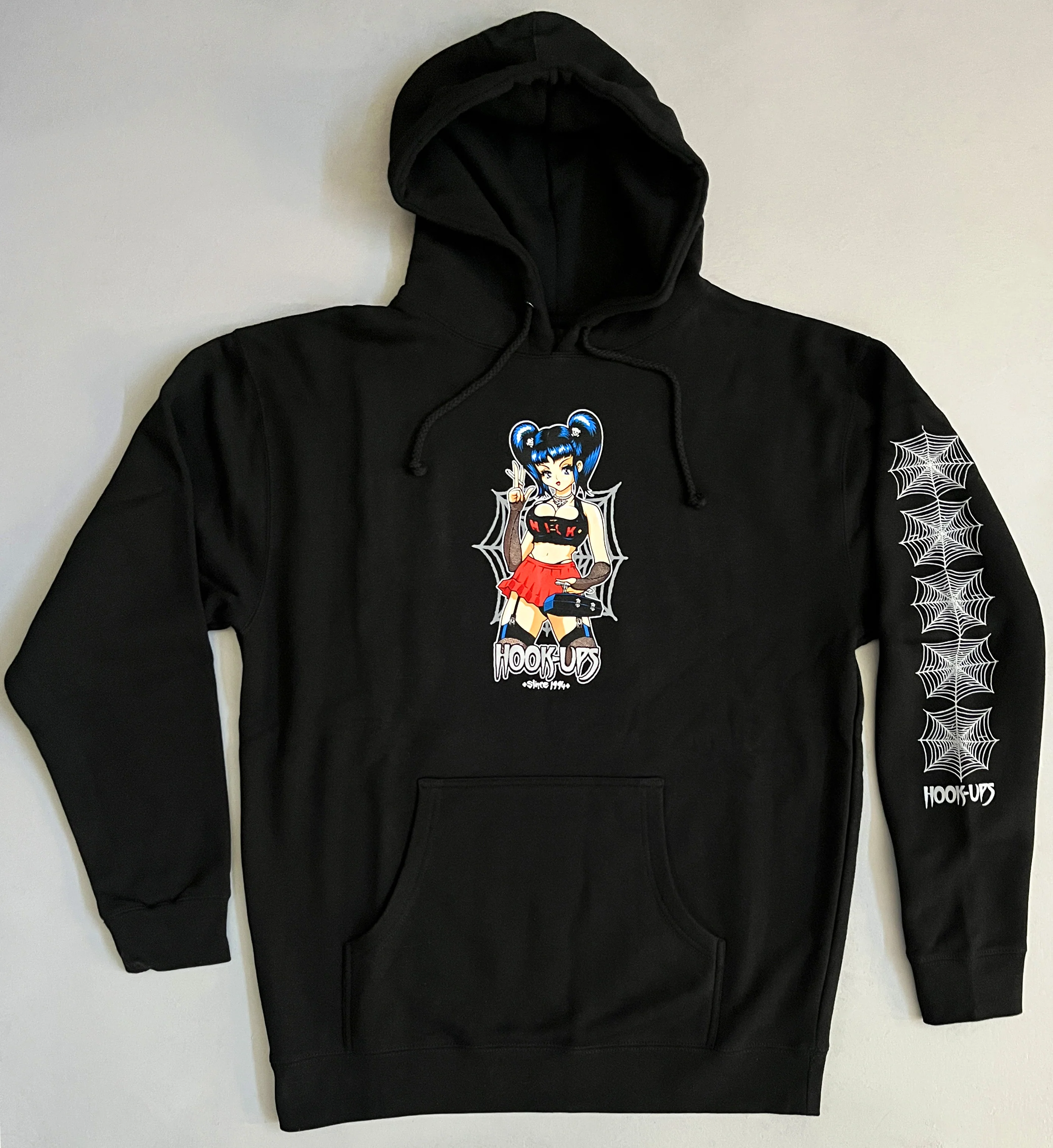Raven HEAVYWEIGHT HOODED SWEATSHIRT - BLACK - Image 3