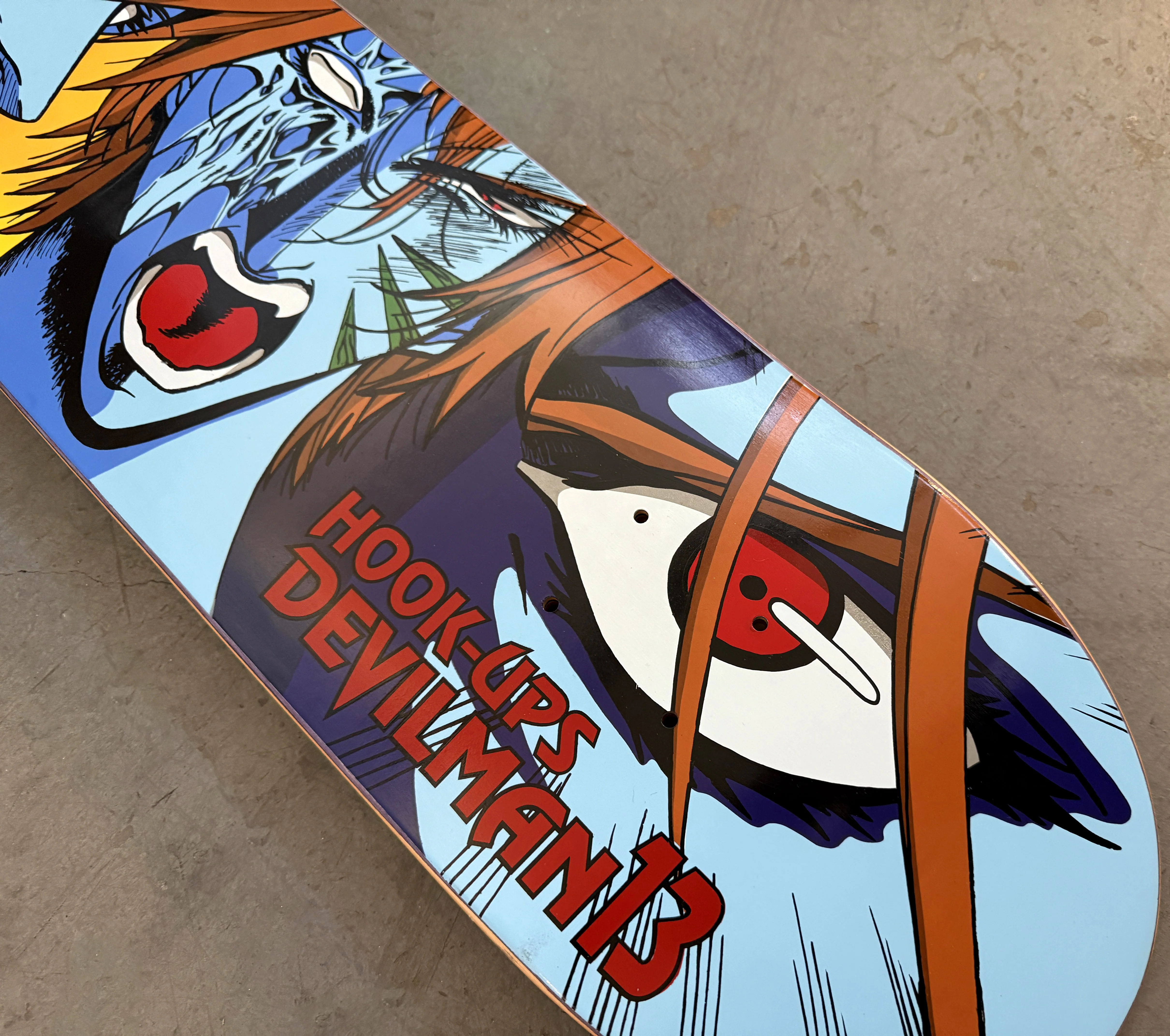 SIGNED Devilman 13 8.0 X 31.75 HAND SCREENED - Image 6