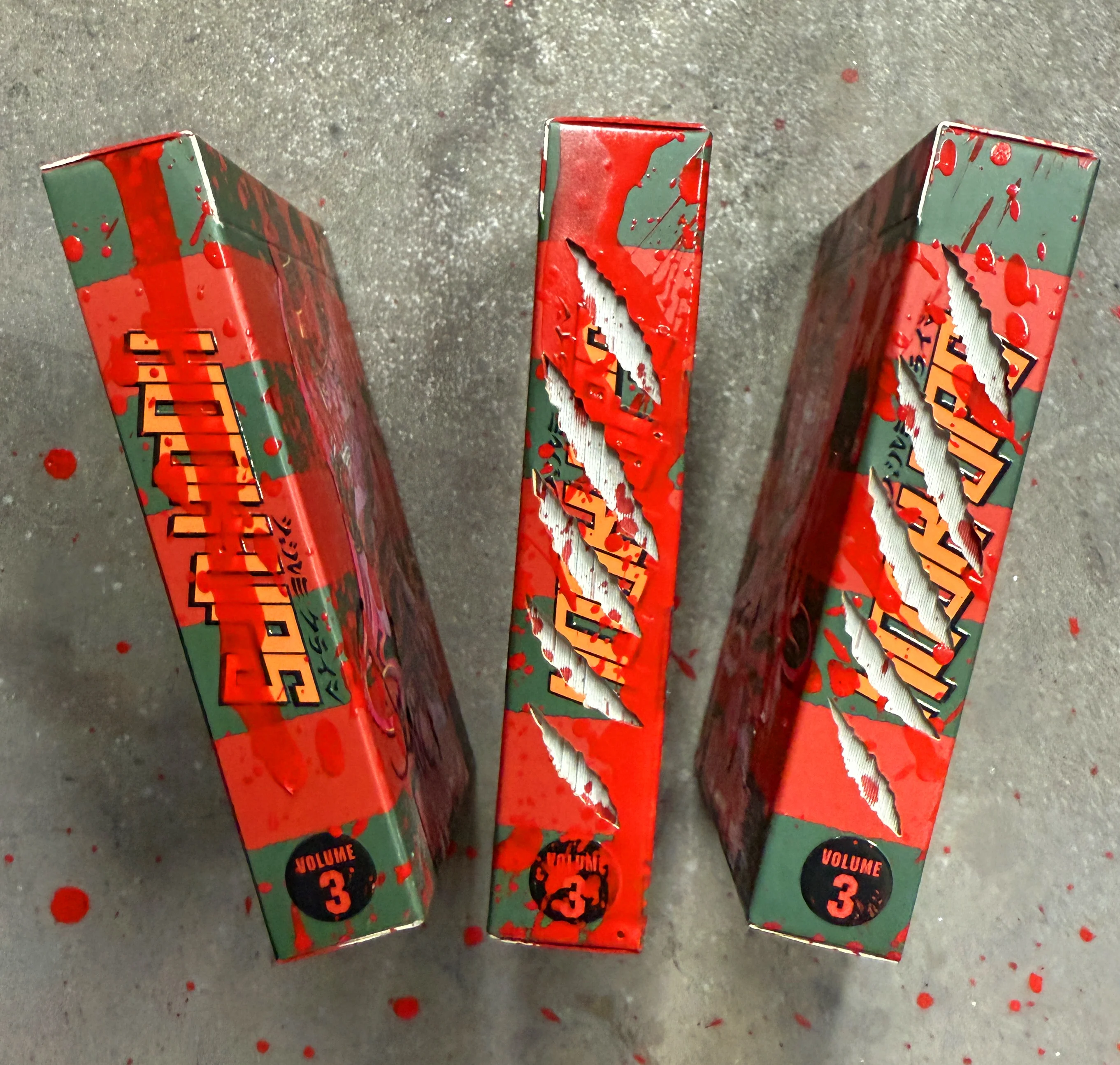 SIGNED WITH BLOOD SPLATTER Nightmare on Hook-ups Street Playing Cards - Image 4