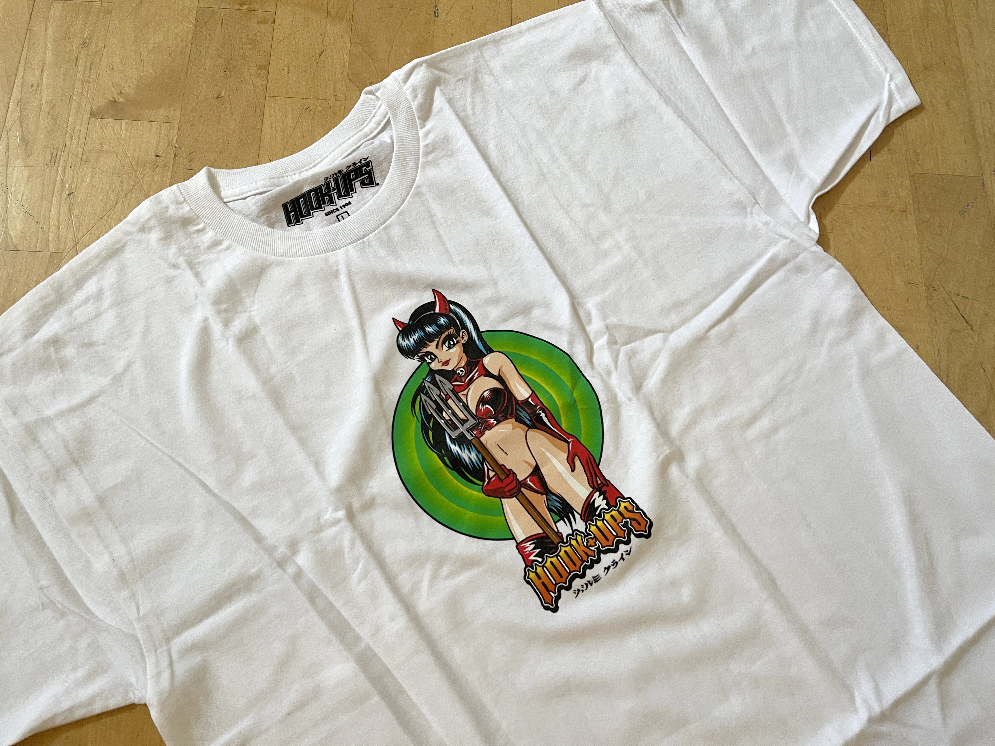 SIZE LARGE OG Devil Girl - WHITE - NEW OLD STOCK FROM 2012 - Image 2
